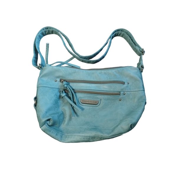 Stone Mountain USA Handbags - Stone Mountain USA Teal Handbag Shoulder Bag Purse Adjustable Strap Women's